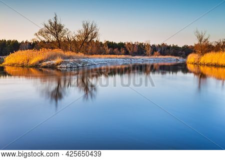 Spring At Warta River In Warta Landscape Park, Natura 2000, Greater Poland, Poland.