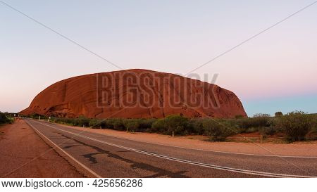 Uluru, Australia - December 29, 2008: View Of The Ayers Rock, Uluru, Northern Territory, Australian 