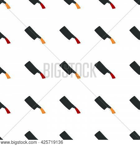 Illustration On Theme Pattern Steel Axes With Wooden Handle