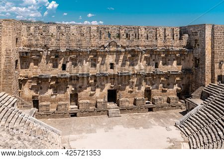 Roman Amphitheater Of Aspendos, Belkiz - Antalya, Turkey.