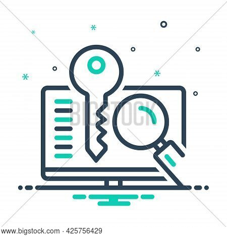 Mix Icon For Keylogger Code Technology Software