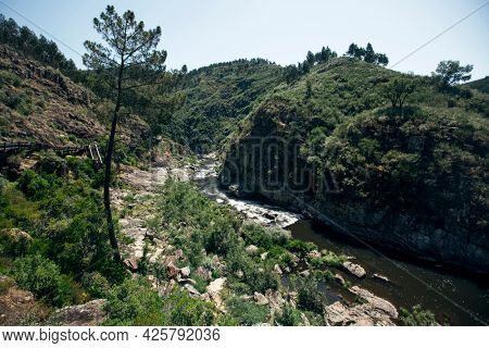 View of the Paiva river in the municipality of Arouca, Nord of Portugal.