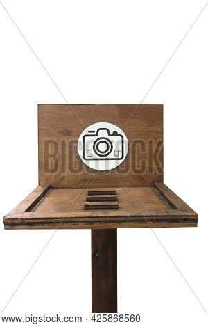 Stand For Camera And Mobile Phone.for Self-timer.reduce Exposure To New Lifestyles.corona Virus 19.w