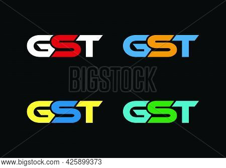 Initial Monogram Letter Gst Logo Design Vector Template G S T Letter Logo Design
