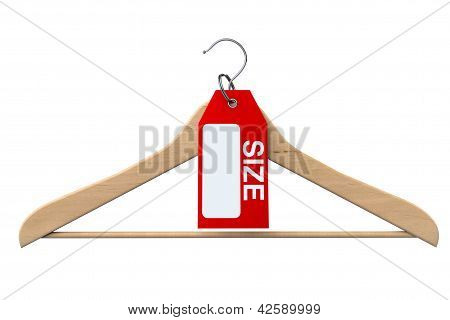 옷걸이 크기 태그
