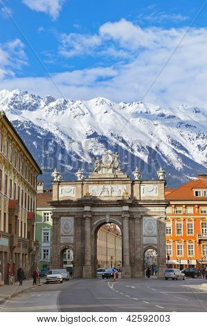 Arco do triunfo - Innsbruck Áustria