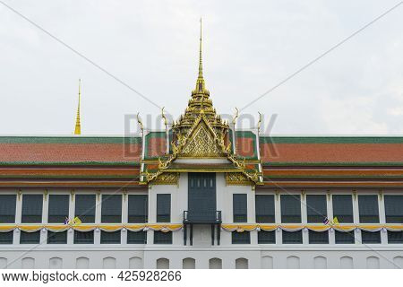 View Of Phra Thinang Sutthaisawan Prasat In Grand Palace In Bangkok, Thailand.