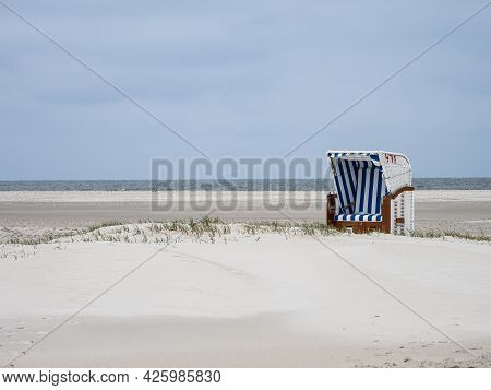 Sand Dune Landscape Called Ladder To Heaven On The Island Of Amrum, Germany In North Friesland.