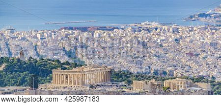Cityscape Aerial View, Athens, Greece