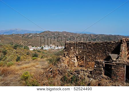 Derelict farm, Macharaviaya, Andalusia.