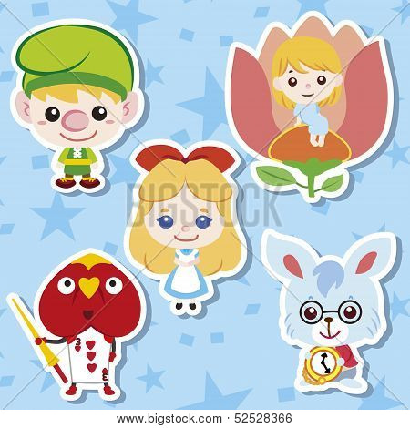 Cartoon Story People Icons