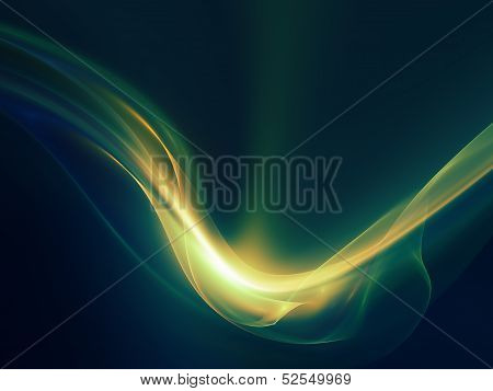 Fractal Waves Background
