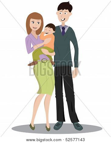 family with one child