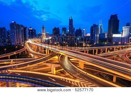 Traffic Through Modern City