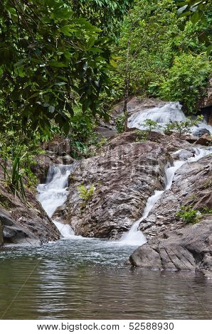 Borripat Waterfall In Satun, Thailand