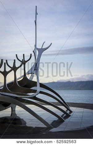 Viking Boat. Solfarid, Reykjavik, Iceland