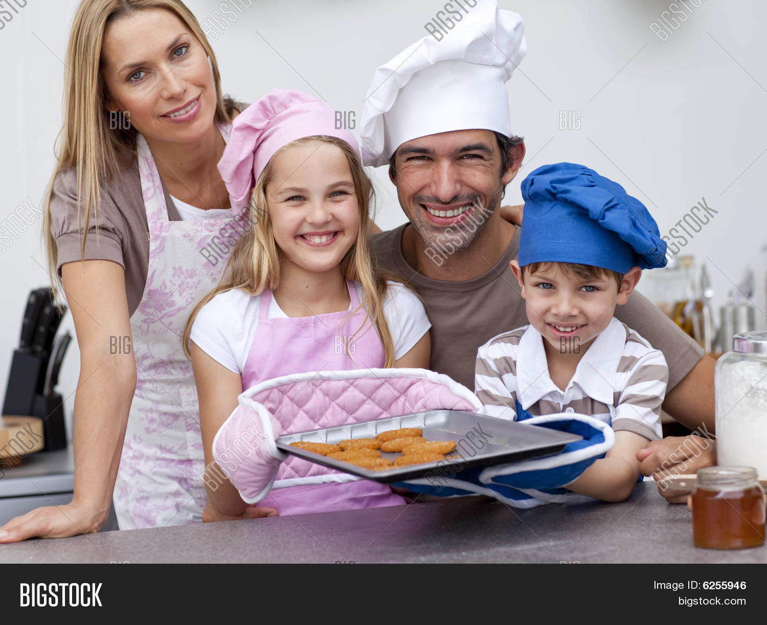 Family Baking Cookies Image & Photo (Free Trial) Bigstock
