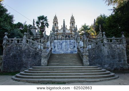 Bom Jesus Do Monte Sanctuary In Braga, Portugal.