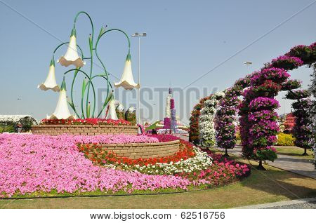Dubai Miracle Garden in the UAE