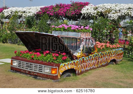 Dubai Miracle Garden in the UAE