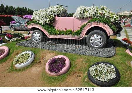 Dubai Miracle Garden in the UAE