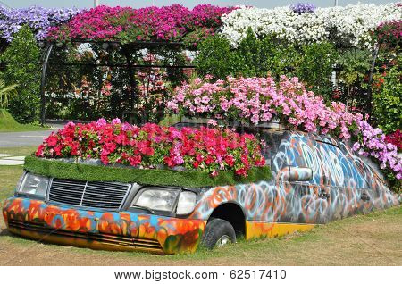 Dubai Miracle Garden in the UAE