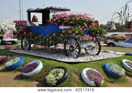 Dubai Miracle Garden in the UAE