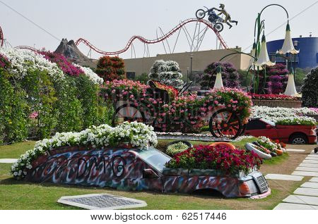 Dubai Miracle Garden in the UAE