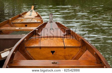Wooden Boats On The River