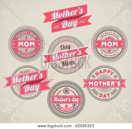 Calligraphic Design Elements mothers day