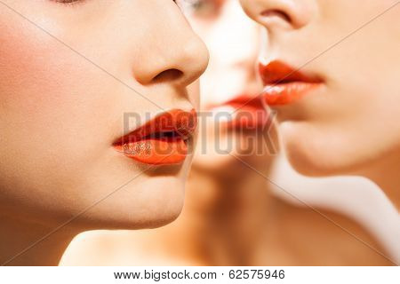 Beauty lips shoot