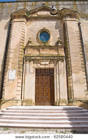 Mother Church of Montescaglioso. Basilicata. Italy.