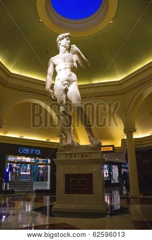 Statue In Caesar's Palace In Las Vegas