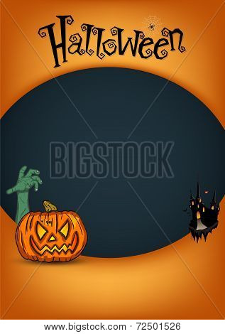 Poster background halloween use for poster, card  halloween festival.