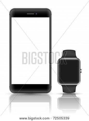 Smartphone with smart wacth