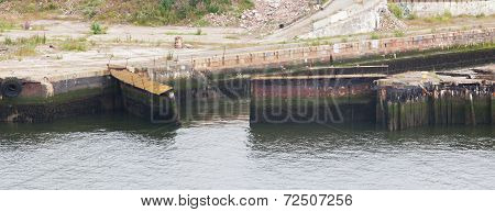 Old Rusty Locks In Newcastle Upon Tyne