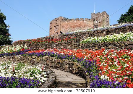 Tamworth castle and gardens.