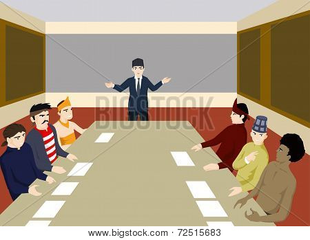 meeting to solve the problem