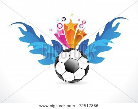 Abstract Colurful Football Explode