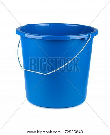 Empty Blue Bucket