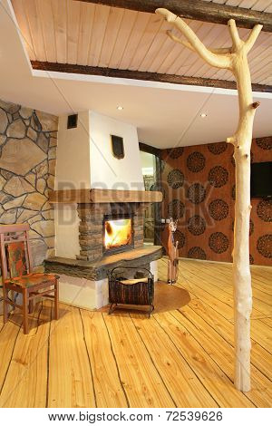 Bright Interior Of Living Room