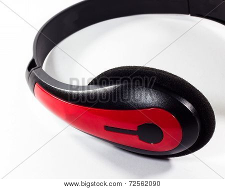 Headphones Isolated On White Background