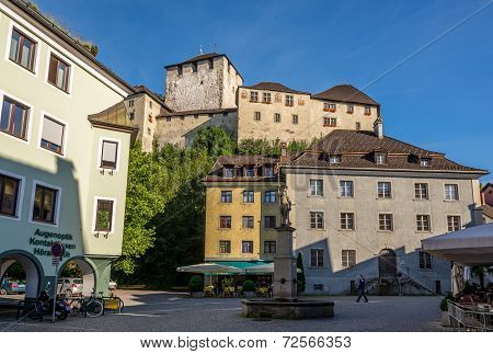 The Schattenburg Castle In Feldkirch.