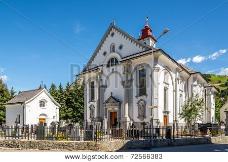 Parish Church St. Peter And Paul In Andermatt