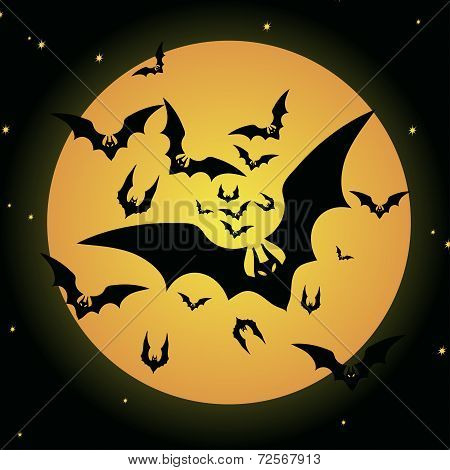 Halloween template frame