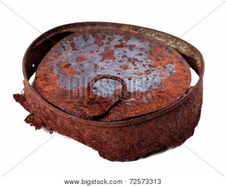 Old Rusty Tin Can