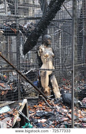 Burned Mannequin
