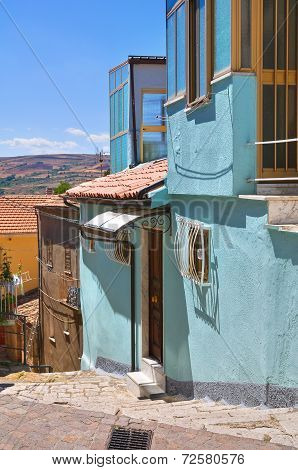 Alleyway. Pietragalla. Basilicata. Southern Italy.