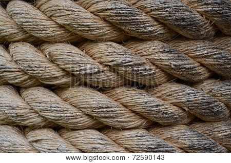 Strong rope tie-down