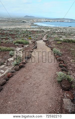 Pathway in the Volcanic Desert